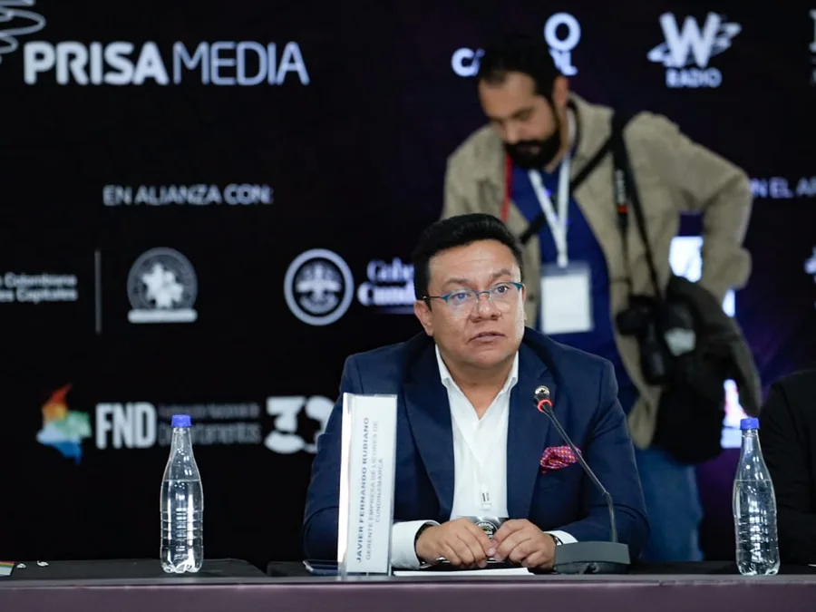 Javier Rubiano en el panel de PRISA Media